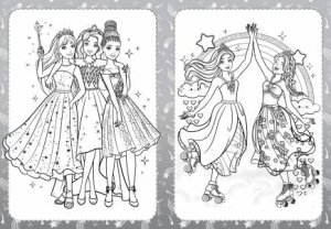 Barbie Fantasy: Puffy Sticker Colouring Book (Mattel) by Unknown