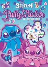 Stitch Puffy Sticker Colouring Book Disney