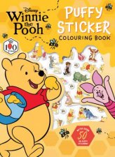 Winnie The Pooh 100th Anniversary Puffy Sticker Colouring Book Disney