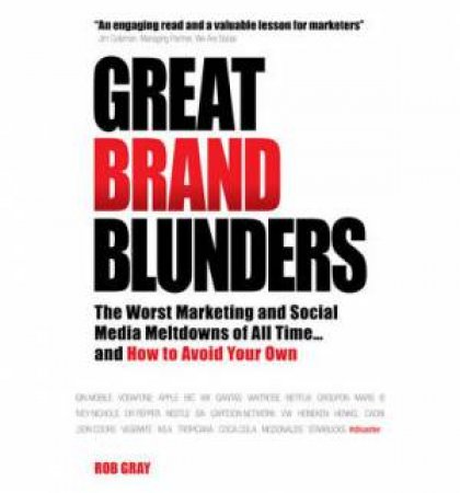 Great Brand Blunders by Rob Gray
