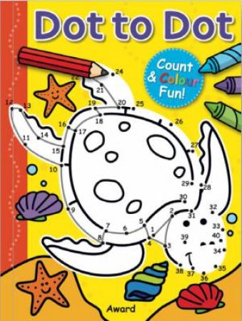 Dot to Dot Count and Colour Fun (Turtle) by AWARD