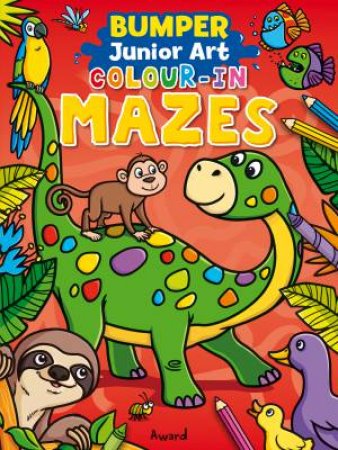 Junior Art Bumper Colour In Mazes by Angela Hewitt