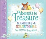 Moments To Treasure Baby Album Record Book  Milestone Cards