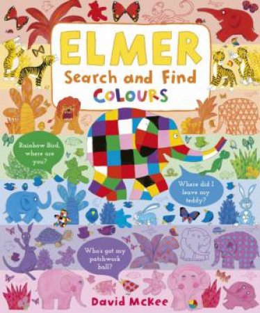 Elmer Search And Find Colours by David McKee