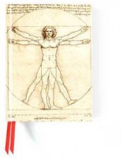 Foiled Journal 91 Vitruvian Man Leonardo da Vinci