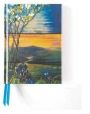 Foiled Pocket Journal Tiffany Leaded Landscape  Magnolia Tree