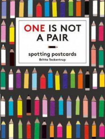One is Not a Pair Spotting Postcards by Britta Teckentrup