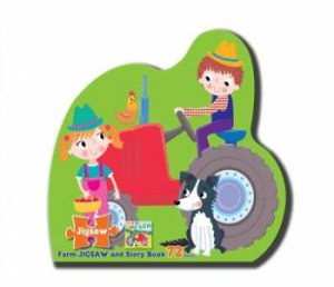 Farm Jigsaw And Story Book by Various