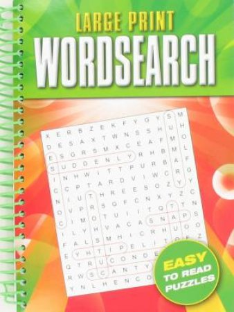 Large Print Wordsearch by Various