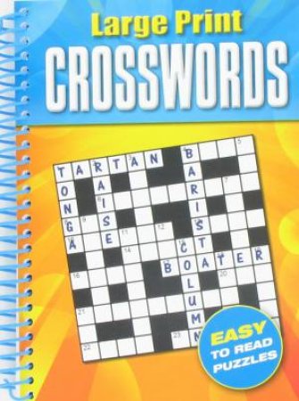 Large Print Crosswords by Various