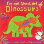 Popout Stencil Art Dinosaurs