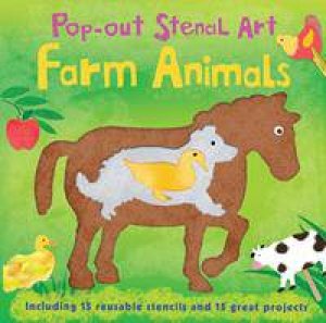 Pop-out Stencil Art: Farm Animals by Laura Hambleton
