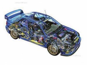 Subaru Impreza WRC Rally Car Owners Work by Andrew van de Burgt
