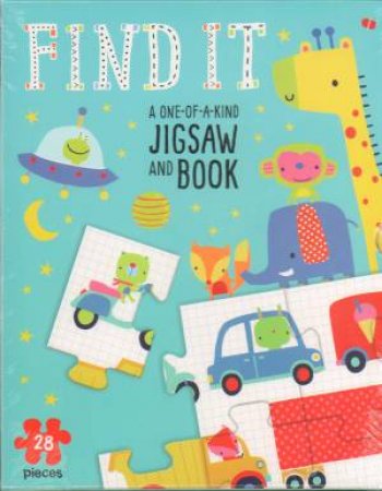 Hide & Seek Jigsaw & Book: Find It by Various