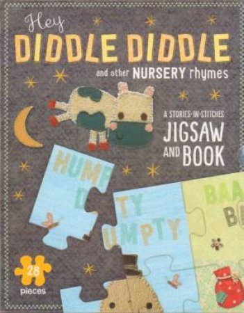 Hide & Seek Jigsaw & Book: Hey Diddle Diddle by Various