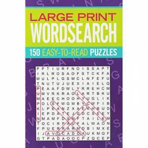 Large Print Wordsearch by Various