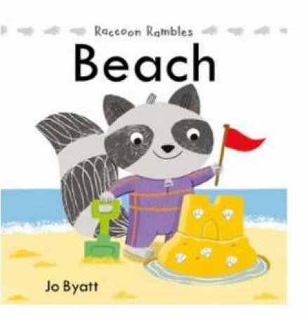 Beach - Raccoon Rambles by Jo Byatt