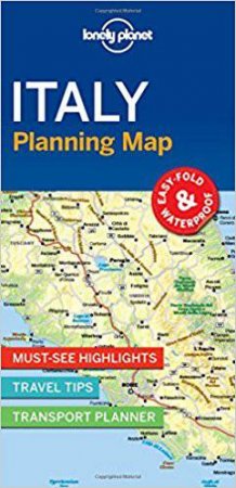 Lonely Planet Italy Planning Map