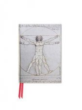 Foiled Pocket Journal  Leonardo Da Vinci Viruvian Man