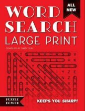 Word Search Large Print Red