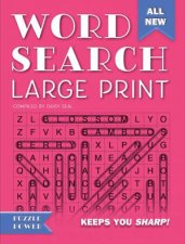 Word Search Large Print Pink