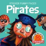 Sticker Funny Faces Pirates