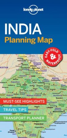 Lonely Planet: India Planning Map
