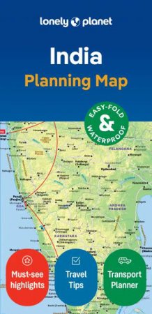 Lonely Planet India Planning Map by Lonely Planet