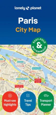 Lonely Planet Paris City Map by Lonely Planet