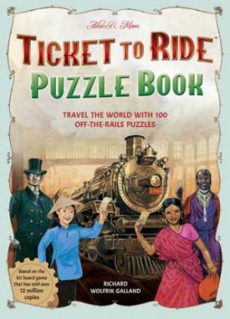 Ticket To Ride Puzzle Book by Richard Wolfrik Galland & Asmodee
