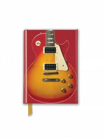 Foiled Pocket Journal #77: Gibson Les Paul Guitar Sunburst Red by Various