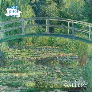Jigsaw: National Gallery, Monet: Bridge Over Lily Pond: (1000-Piece) by Various
