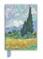 Foiled Blank Journal Vincent Van Gogh Wheat Field With Cypresses