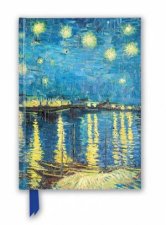 Foiled Blank Journal Vincent Van Gogh Starry Night Over The Rhone