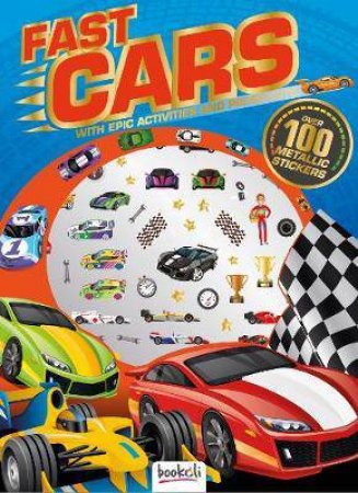 Metallic Stickers Fast Cars by Various