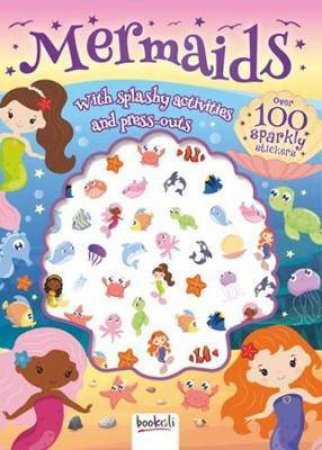 Metallic Puffy Stickers Mermaids by Various