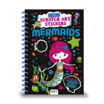 Scratch Art Sticker Fun Neon Mermaids