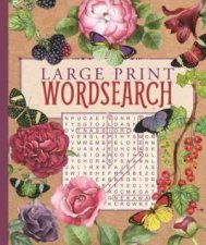 Large Print Wordsearch Rustic Floral