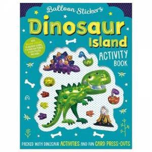 Balloon Sticker Activity Book: Dinosaur Island