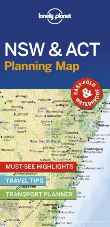 Lonely Planet New South Wales & ACT Planning Map by Various