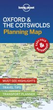 Lonely Planet Oxford  The Cotswolds Planning Map 1st Ed