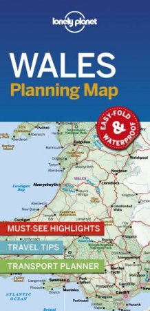 Lonely Planet: Wales Planning Map (1st Ed)