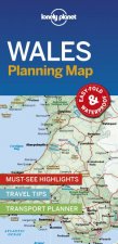 Lonely Planet Wales Planning Map 1st Ed
