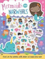 Puffy Stickers Mermaids And Narwhals