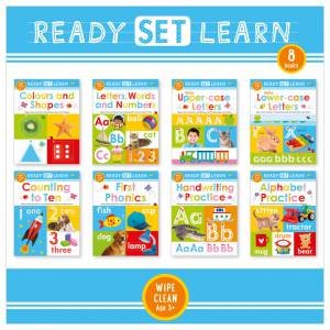 Ready Set Learn Wipe Clean Pack (8 Books)
