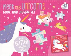Meet The Unicorns Book And Touch And Feel Jigsaw Set by Various