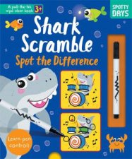 Shark Scramble  Pull Tab Wipe Clean