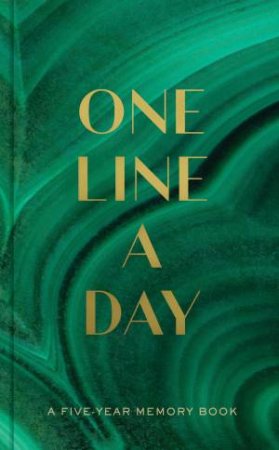 Malachite Green One Line a Day by & Chronicle Books