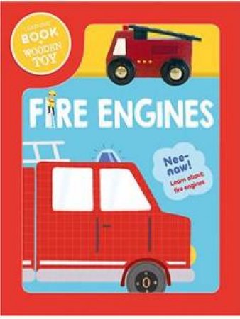 Book & Wooden Vehicle: Fire Engine by Various