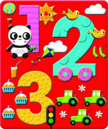 123 Board Book With Silicone Cover by Rosie Greening & Scott Barker